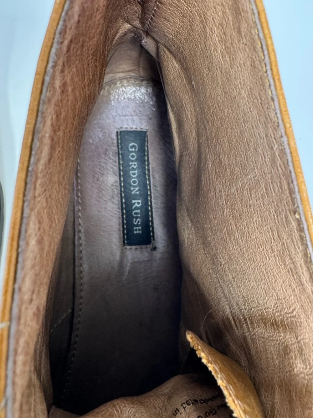 Gordon‎ Rush Wingtip Size 14 Laceup Boots, leather, stafford, preppy, boho, work